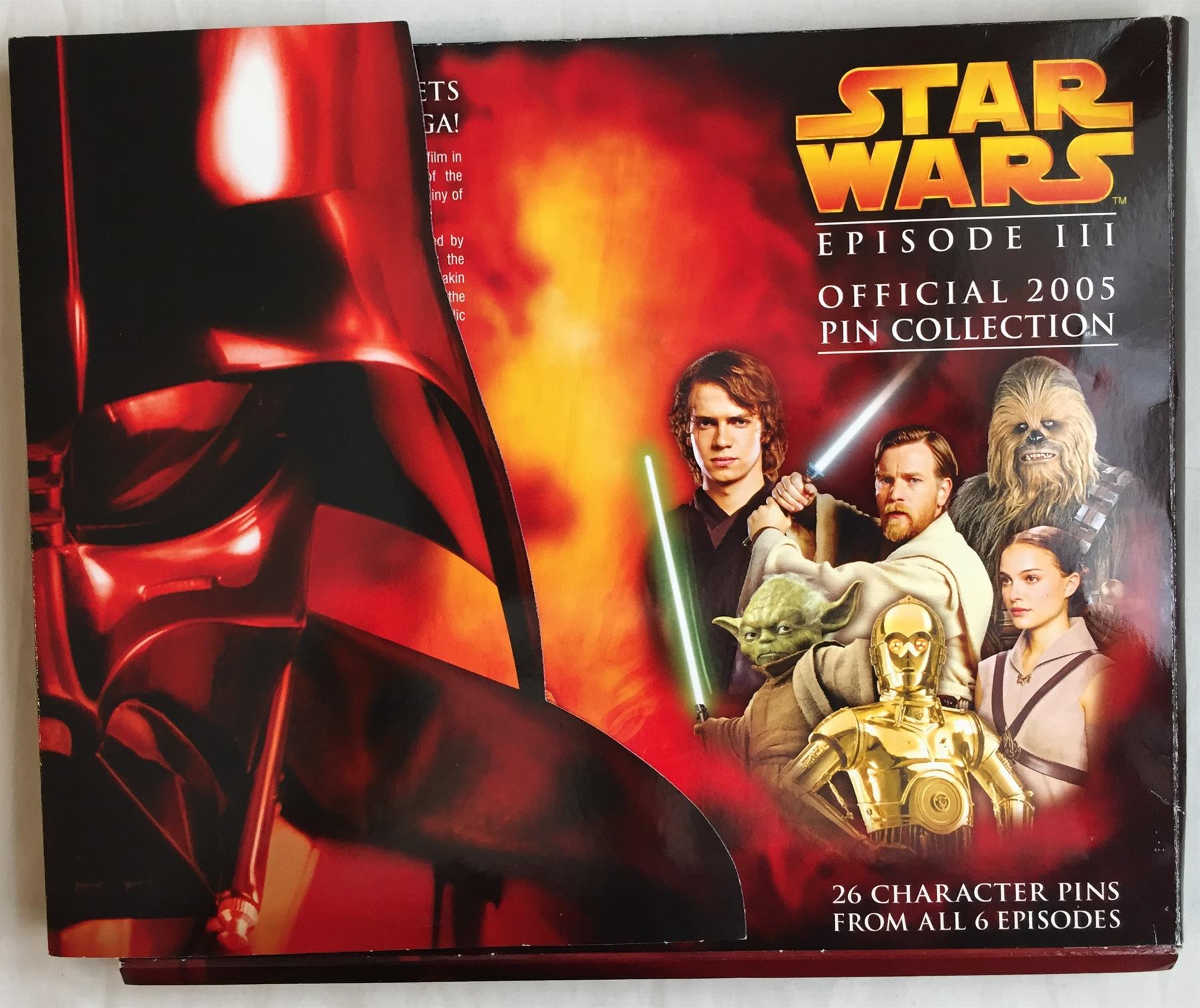 STAR WARS EPISODE III ピンコレクションボックス Star Wars Episode III - Official 2005 Pin Collection Complete Set